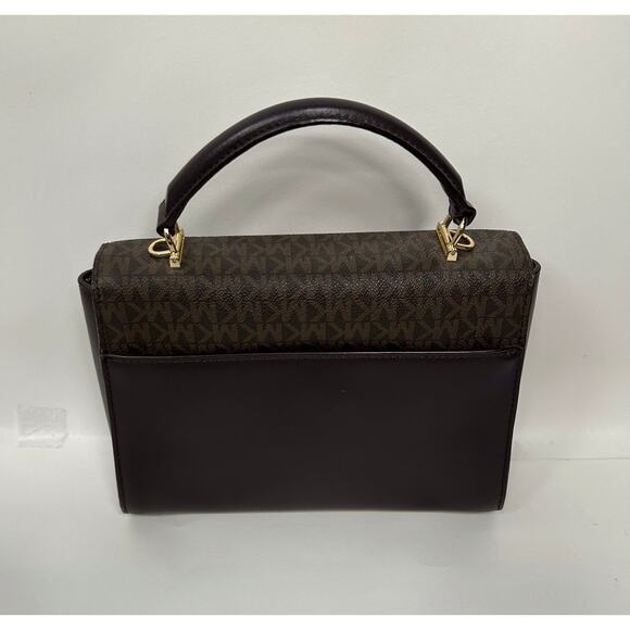 Michael Kors Sloan Leather and Logo Satchel - Picture 2 of 8